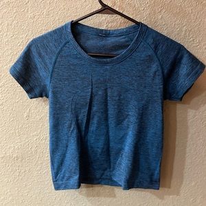 Lululemon Active Tee in Teal/Black